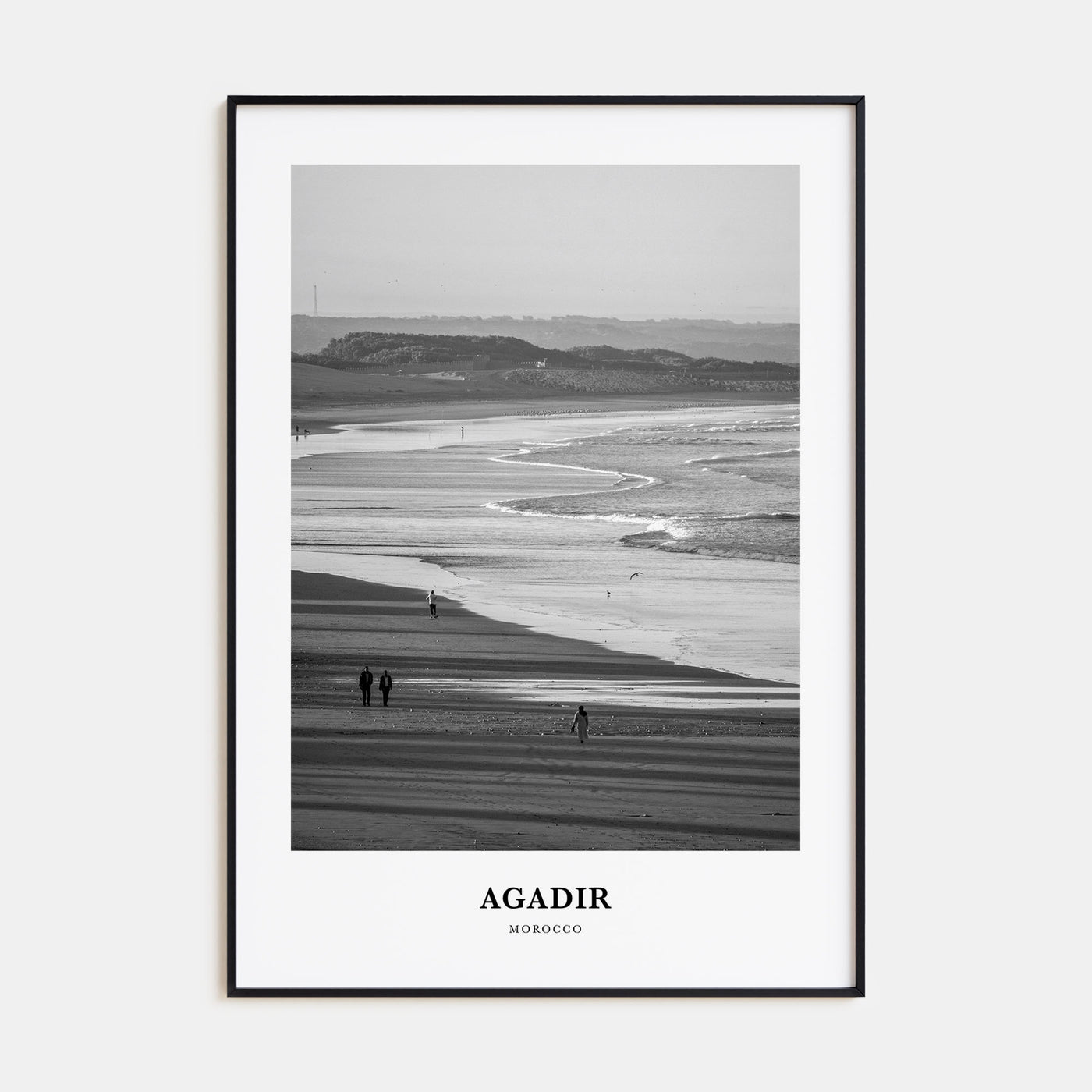 Agadir Portrait B&W Poster
