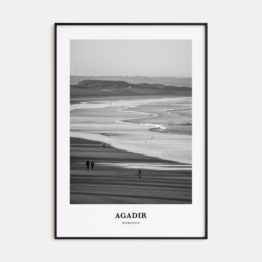 Agadir Portrait B&W Poster