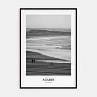 Agadir Portrait B&W Poster