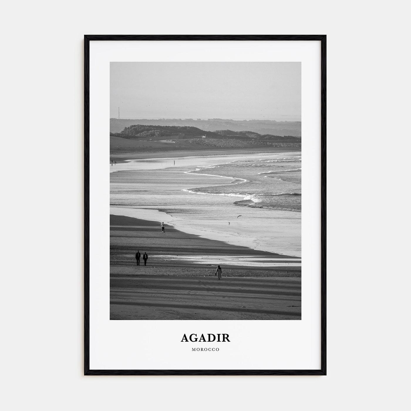 Agadir Portrait B&W Poster