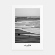 Agadir Portrait B&W Poster