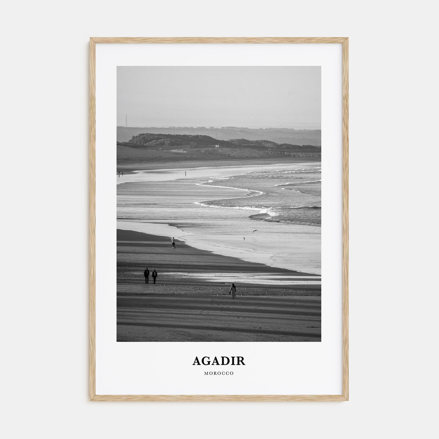Agadir Portrait B&W Poster