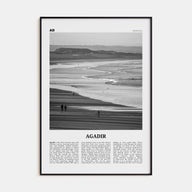 Agadir Travel B&W Poster