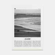Agadir Travel B&W Poster