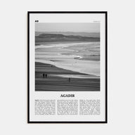 Agadir Travel B&W Poster