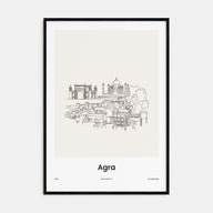 Agra Drawn No 1 Poster