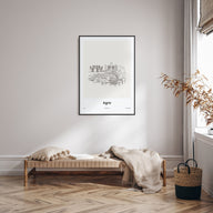 Agra Drawn No 1 Poster