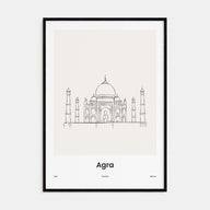 Agra Drawn No 2 Poster