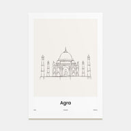 Agra Drawn No 2 Poster