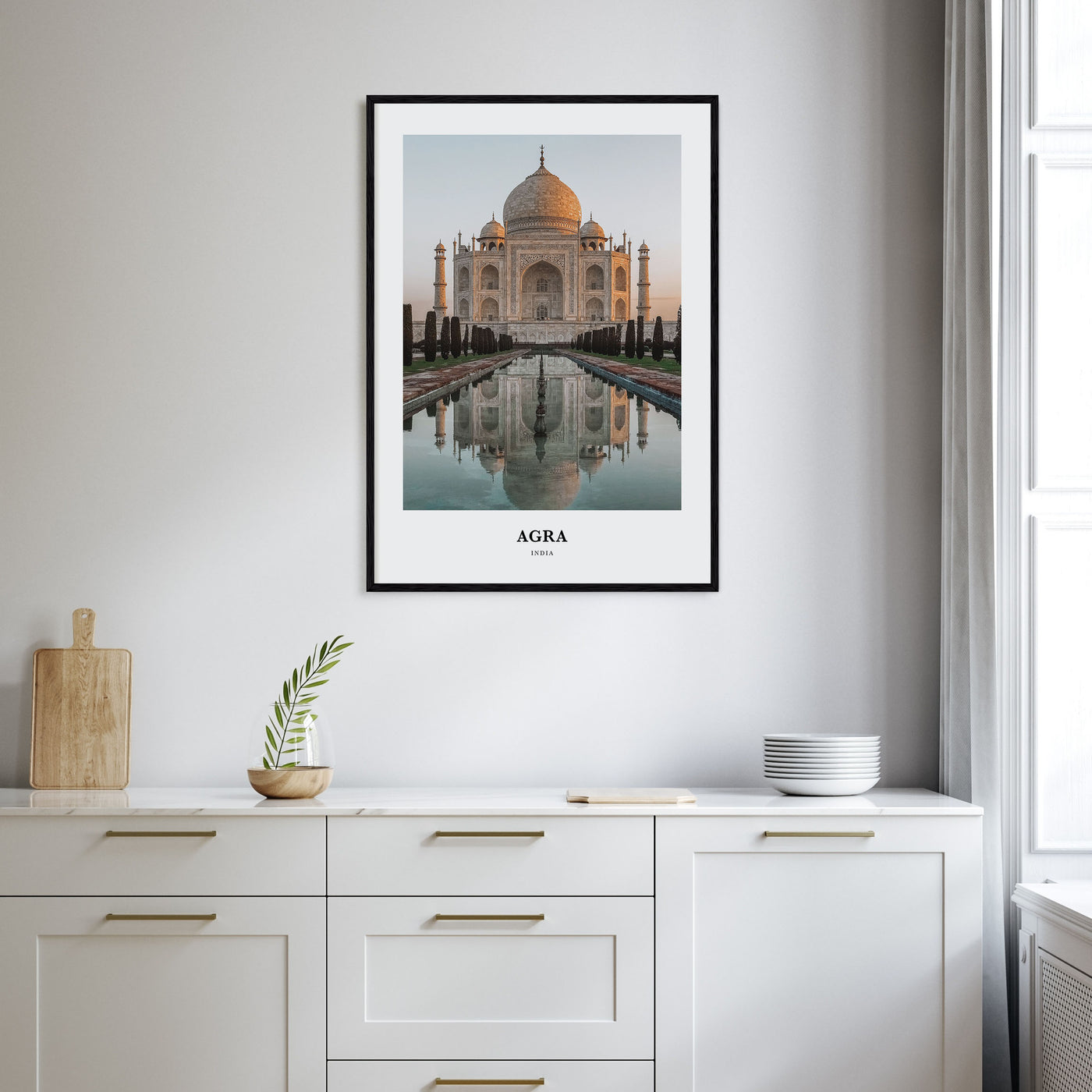 Agra Portrait Color Poster