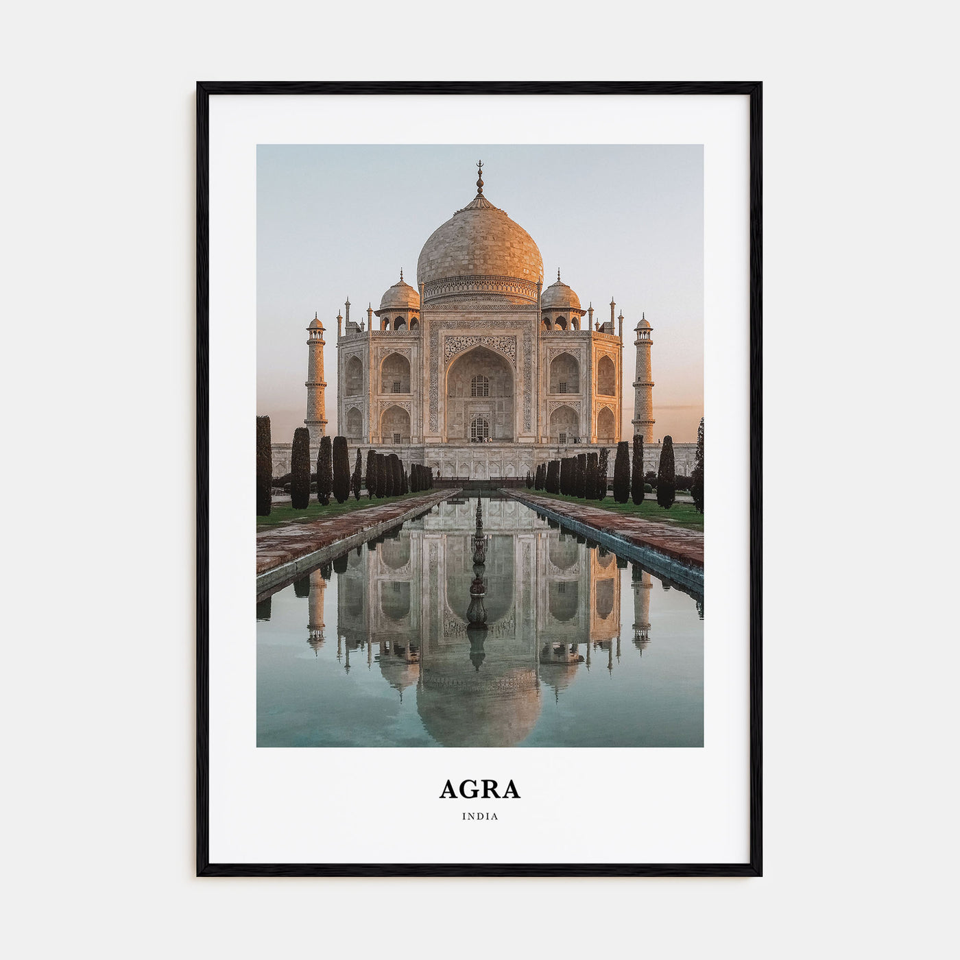 Agra Portrait Color Poster