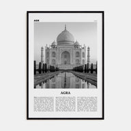 Agra Travel B&W Poster