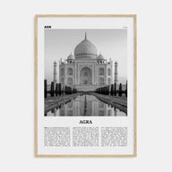 Agra Travel B&W Poster