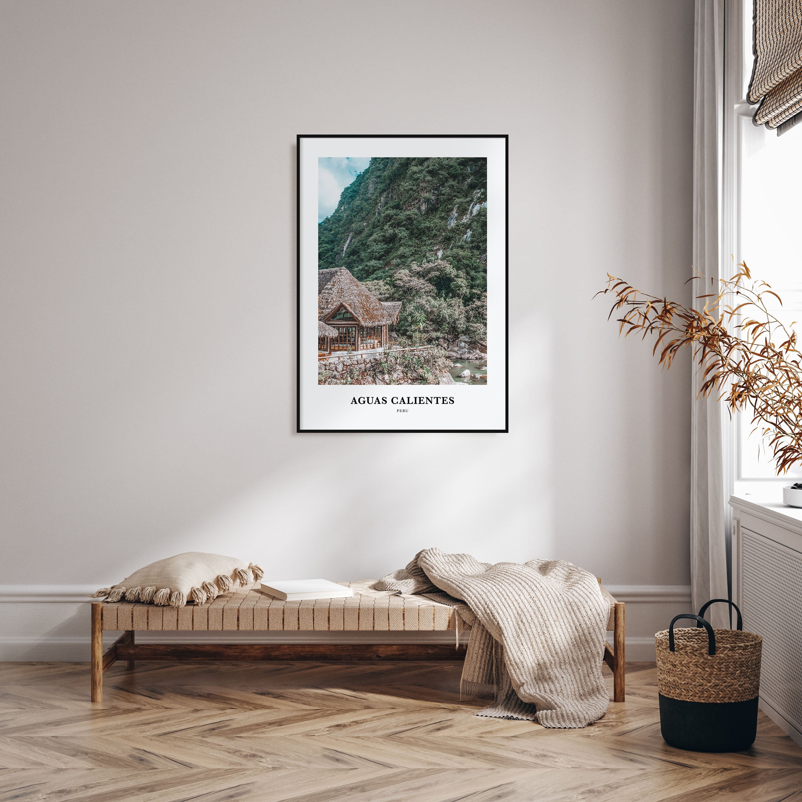 Aguas Calientes Portrait Color Poster