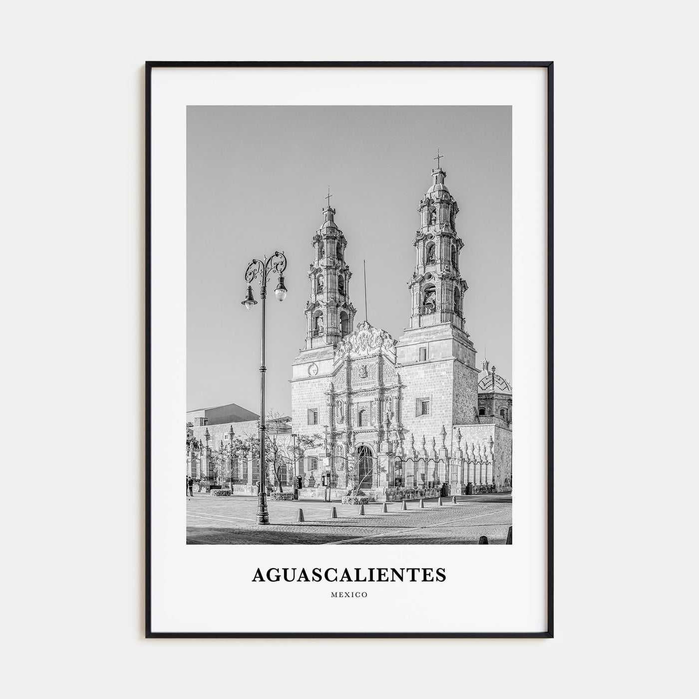 Aguascalientes Portrait B&W Poster