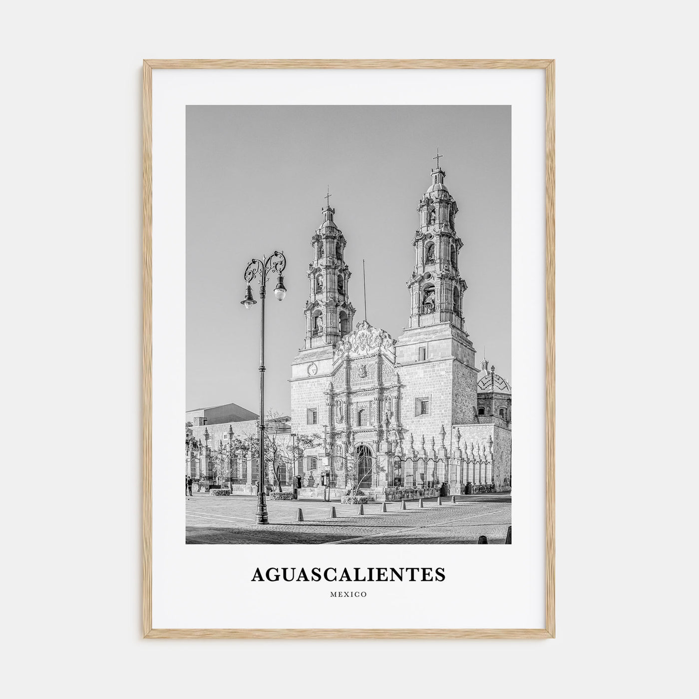 Aguascalientes Portrait B&W Poster