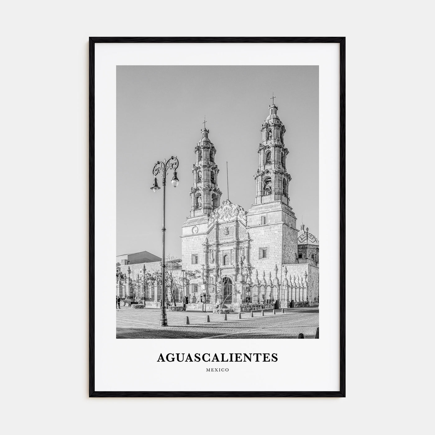 Aguascalientes Portrait B&W Poster