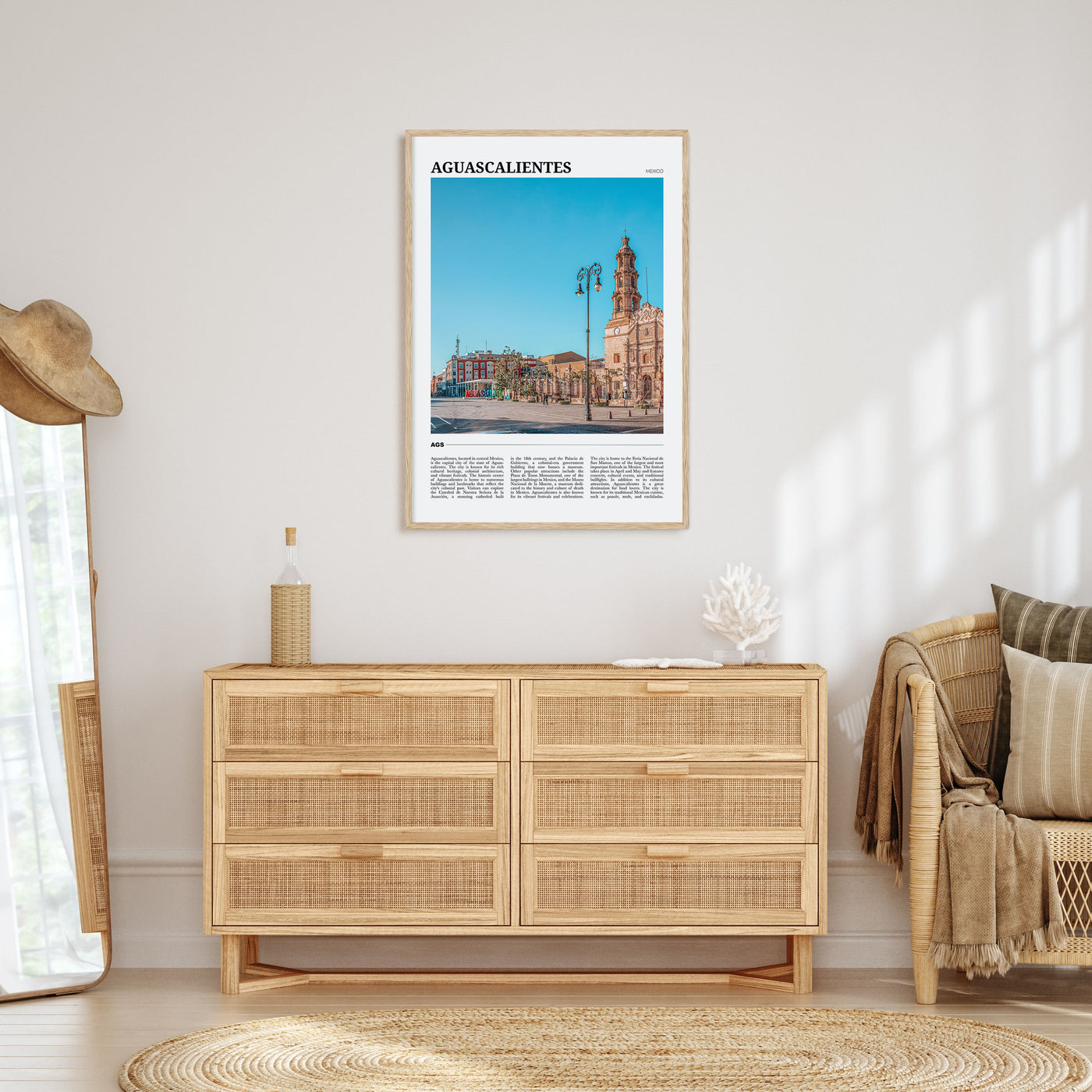 Aguascalientes Travel Color Poster
