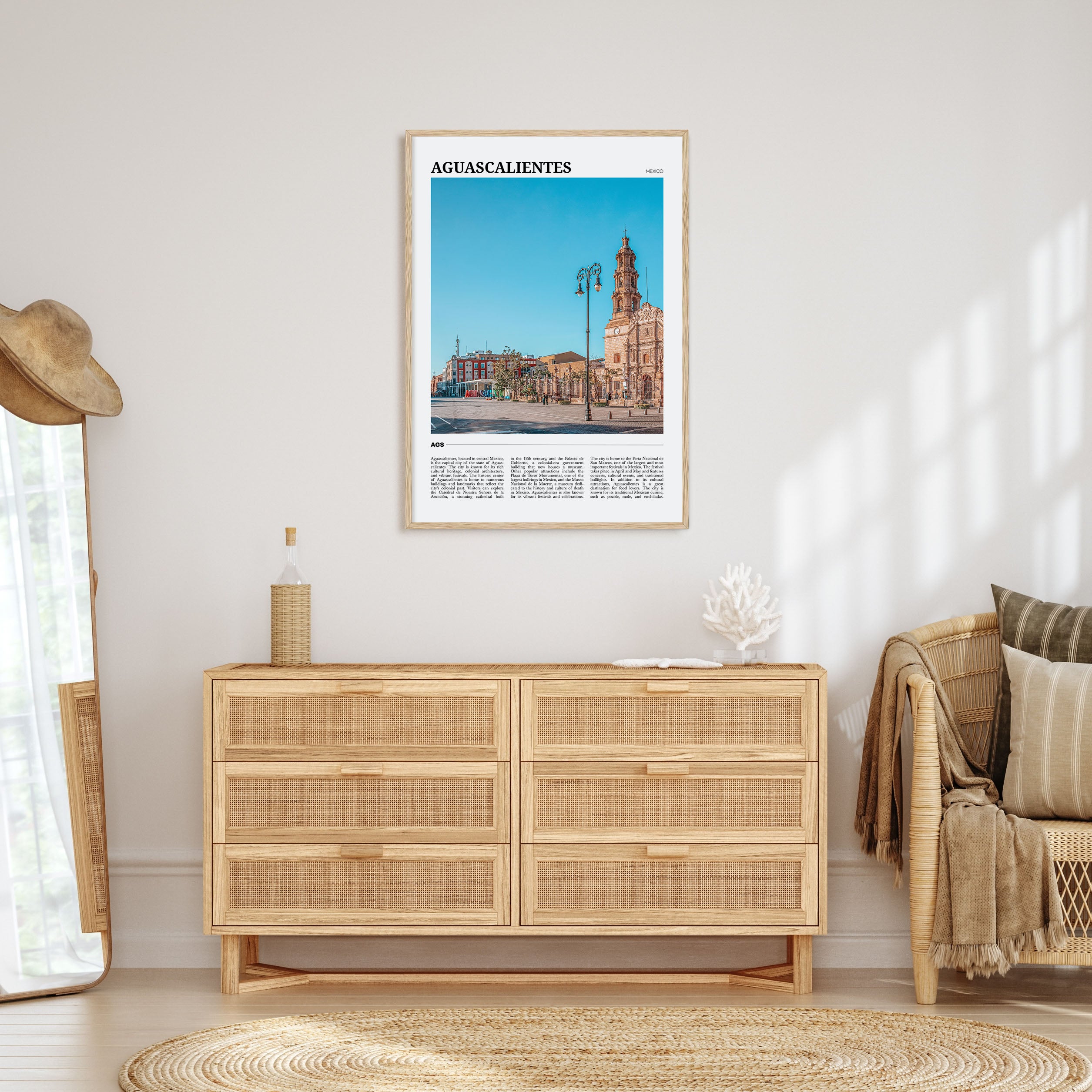 Aguascalientes Travel Color Poster
