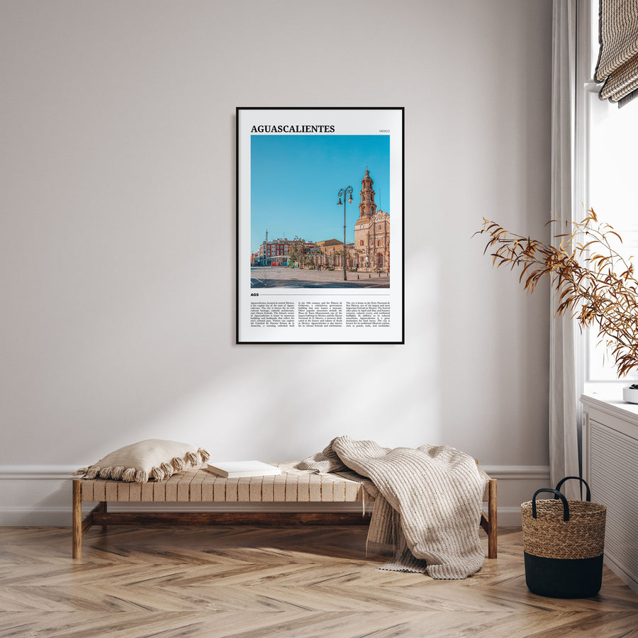 Aguascalientes Travel Color Poster