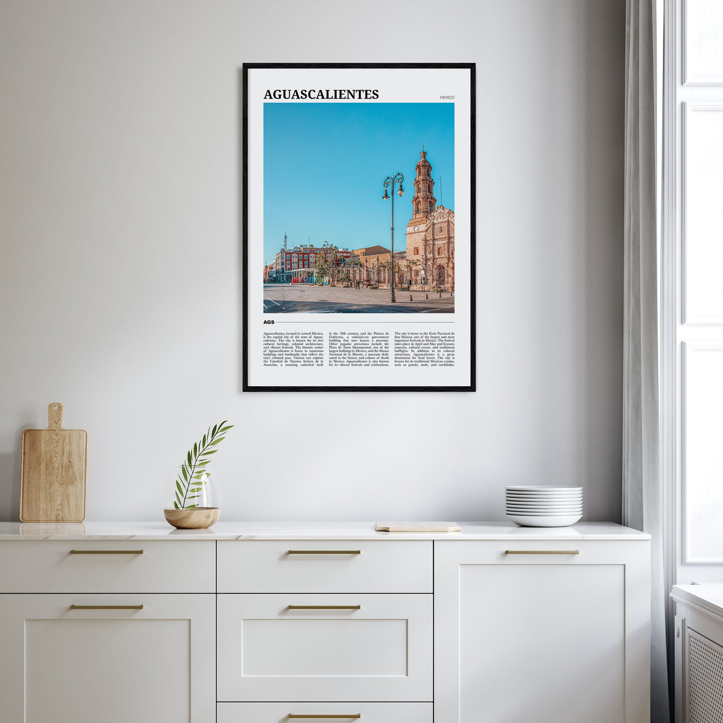 Aguascalientes Travel Color Poster