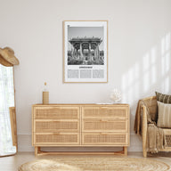 Ahmedabad Travel B&W Poster