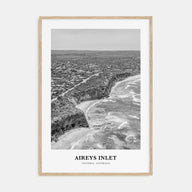 Aireys Inlet Portrait B&W Poster