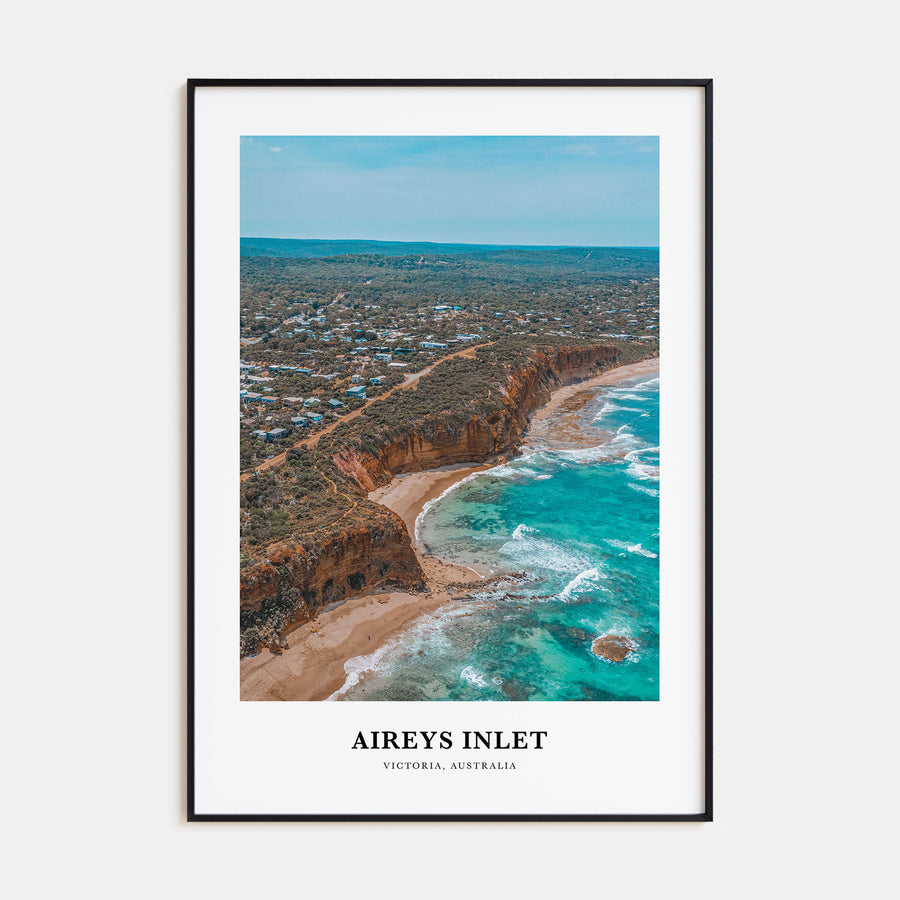 Aireys Inlet Portrait Color Poster
