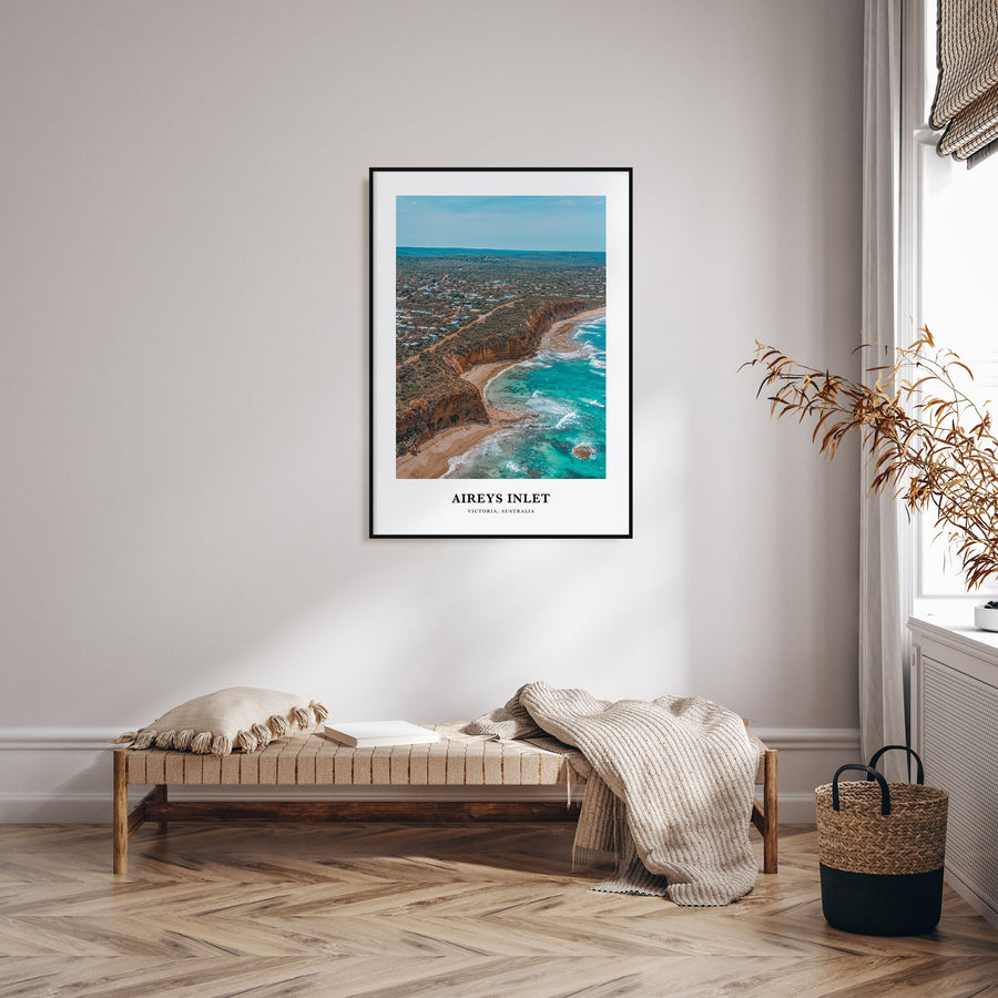 Aireys Inlet Portrait Color Poster