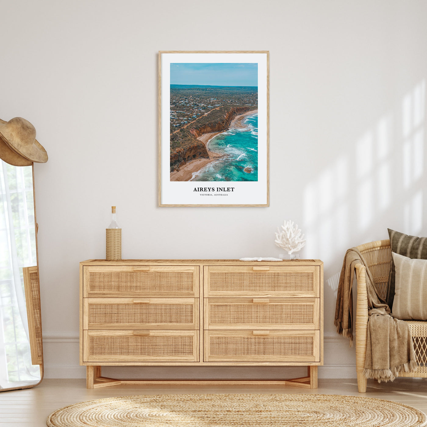 Aireys Inlet Portrait Color Poster
