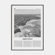 Aireys Inlet Travel B&W Poster