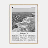 Aireys Inlet Travel B&W Poster
