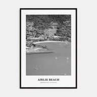 Airlie Beach Portrait B&W Poster