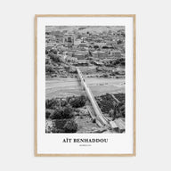 Aït Benhaddou Portrait B&W Poster