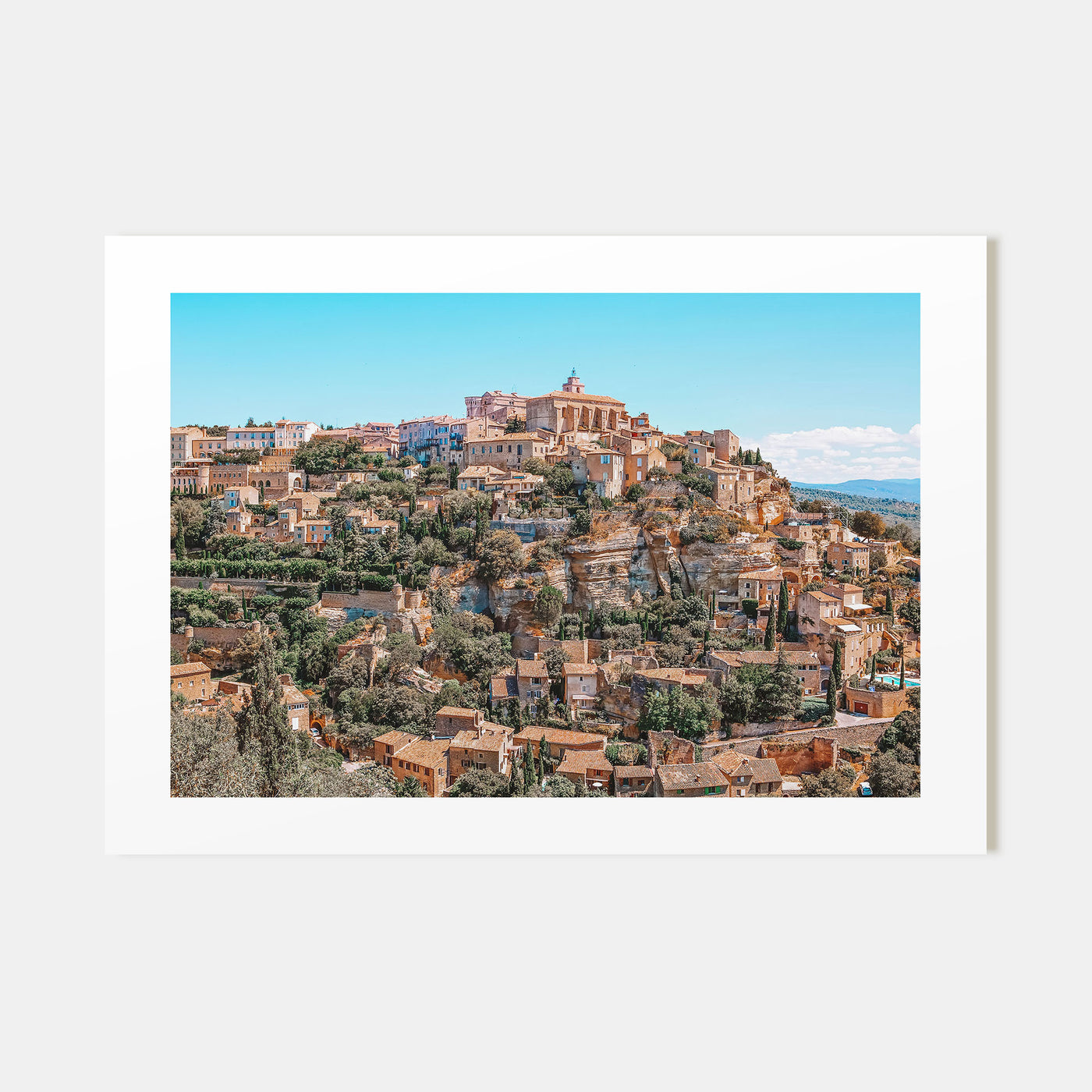 Aix-en-Provence Landscape Color Poster