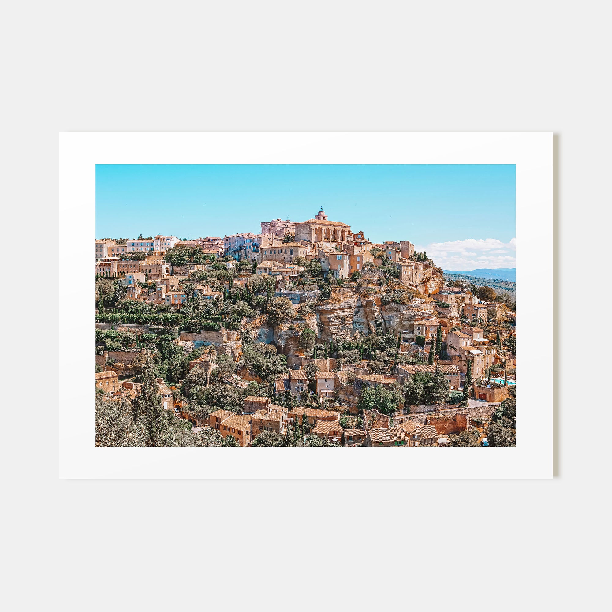 Aix-en-Provence Landscape Color Poster