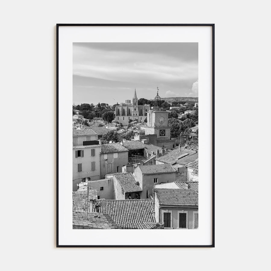 Aix-en-Provence Photo B&W Poster