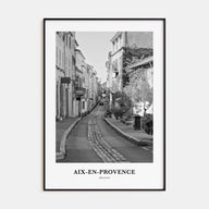 Aix-en-Provence Portrait B&W No 2 Poster