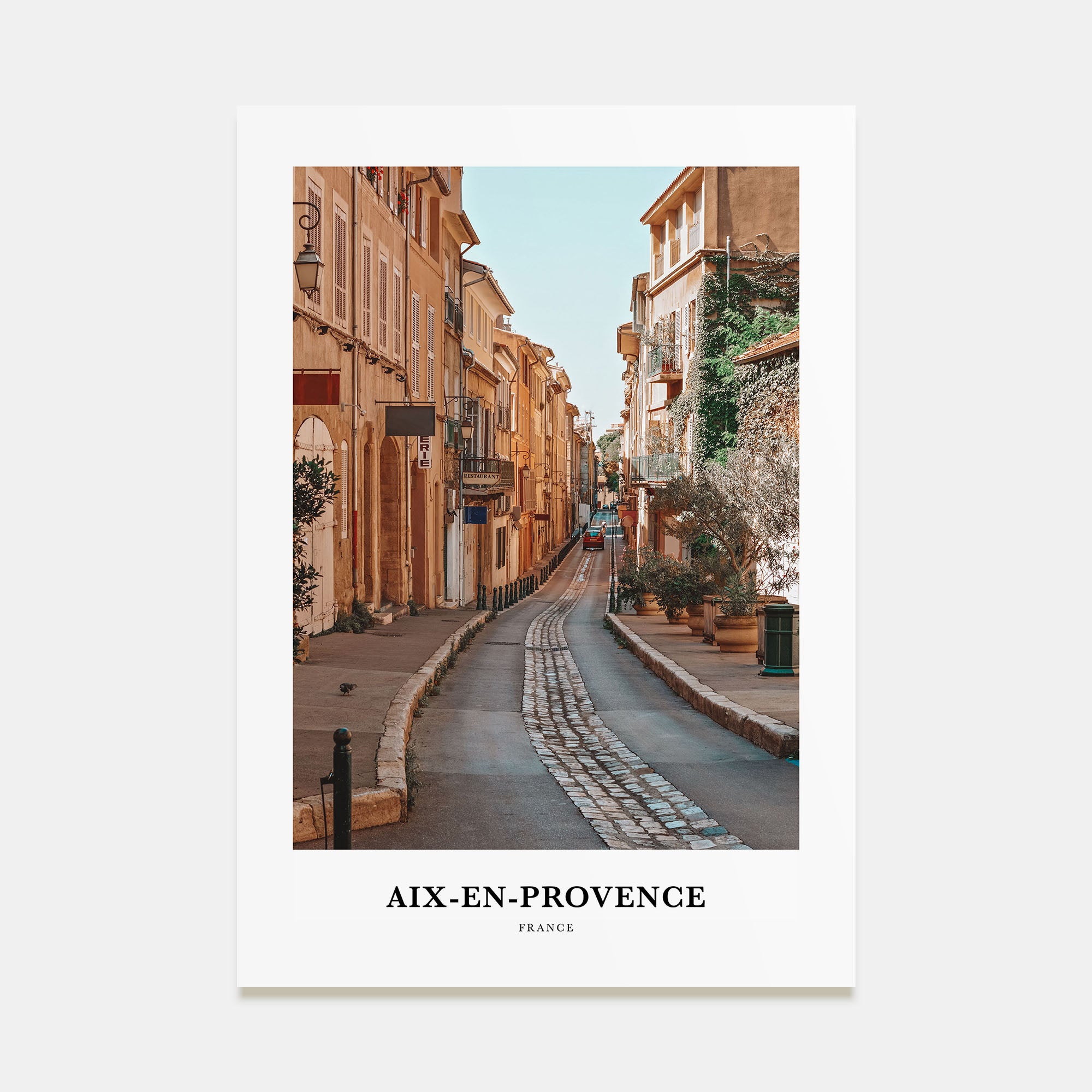 Aix-en-Provence Portrait Color Poster