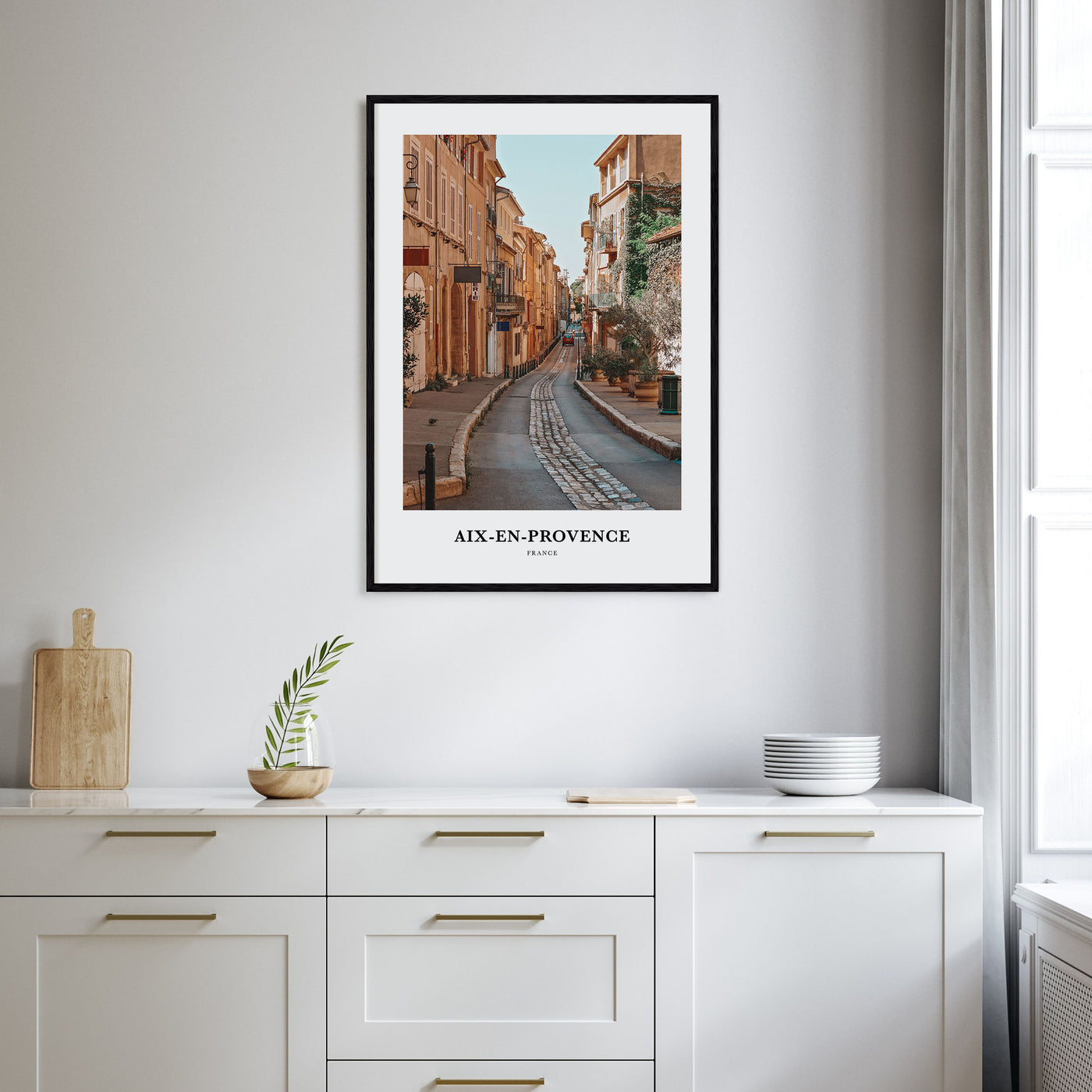 Aix-en-Provence Portrait Color Poster