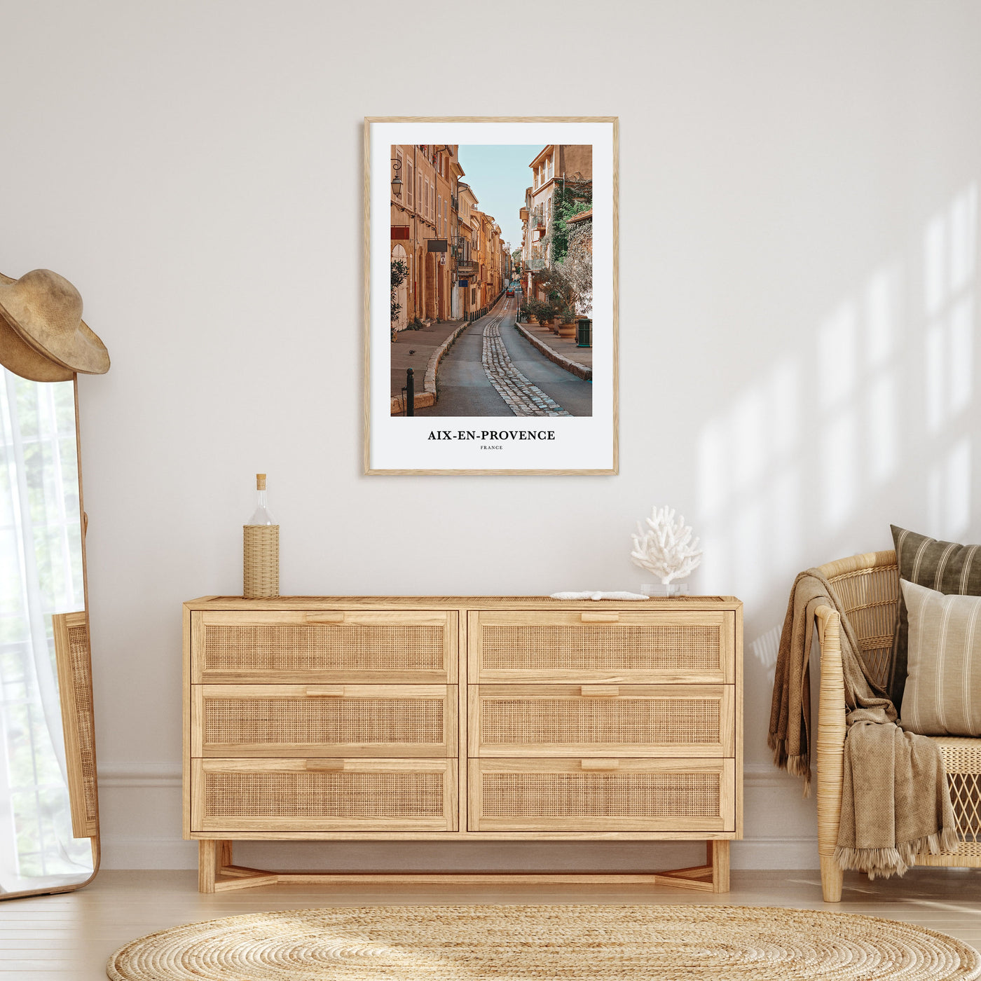 Aix-en-Provence Portrait Color Poster