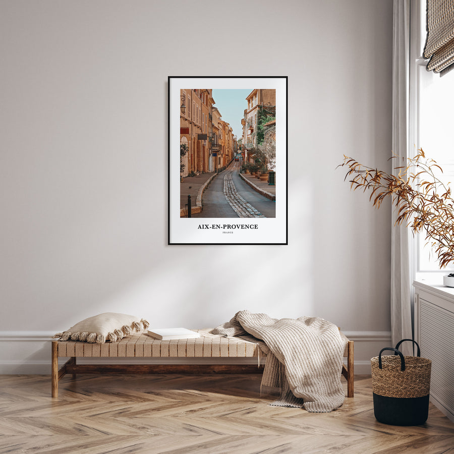 Aix-en-Provence Portrait Color Poster