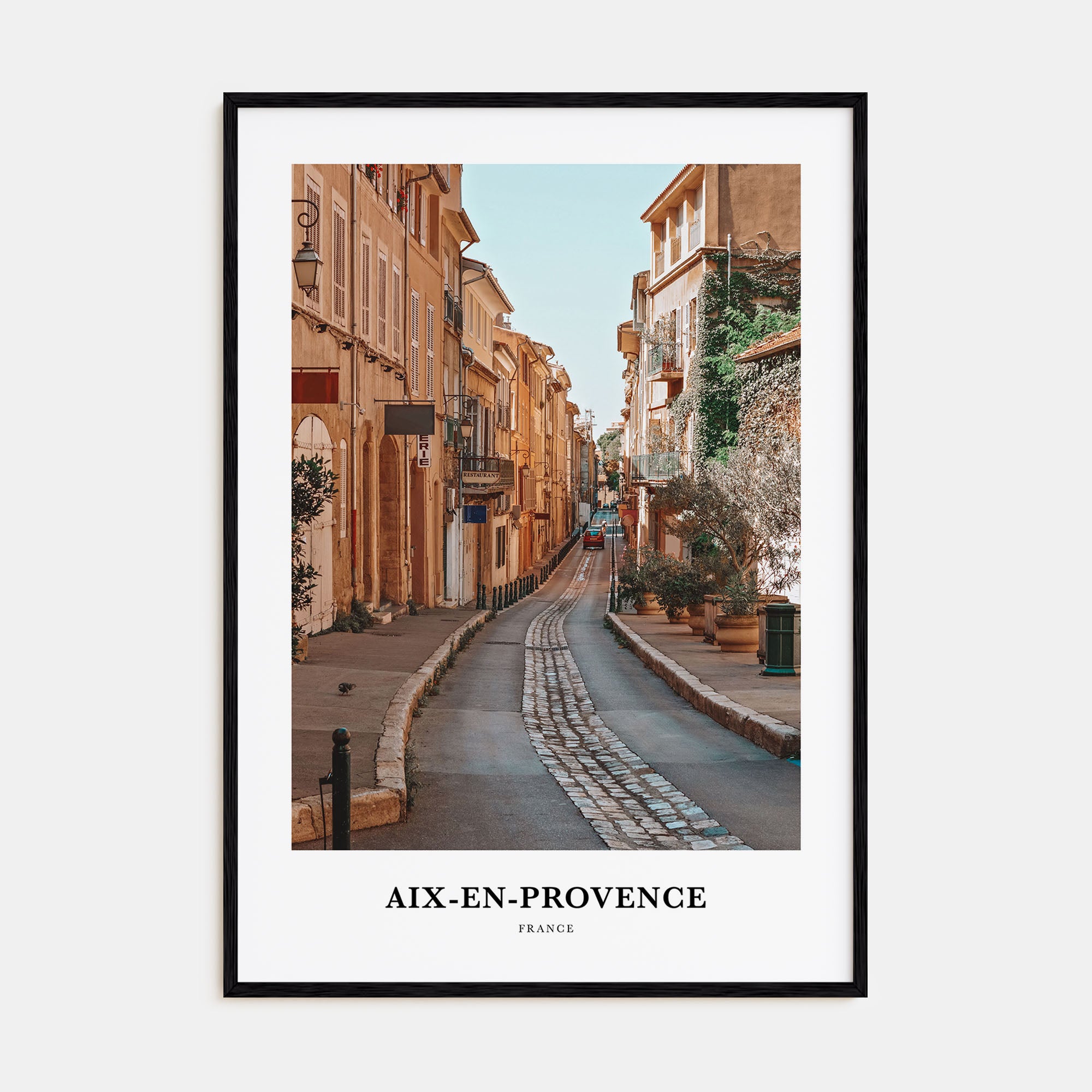 Aix-en-Provence Portrait Color Poster