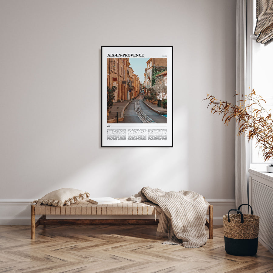 Aix-en-Provence Travel Color Poster