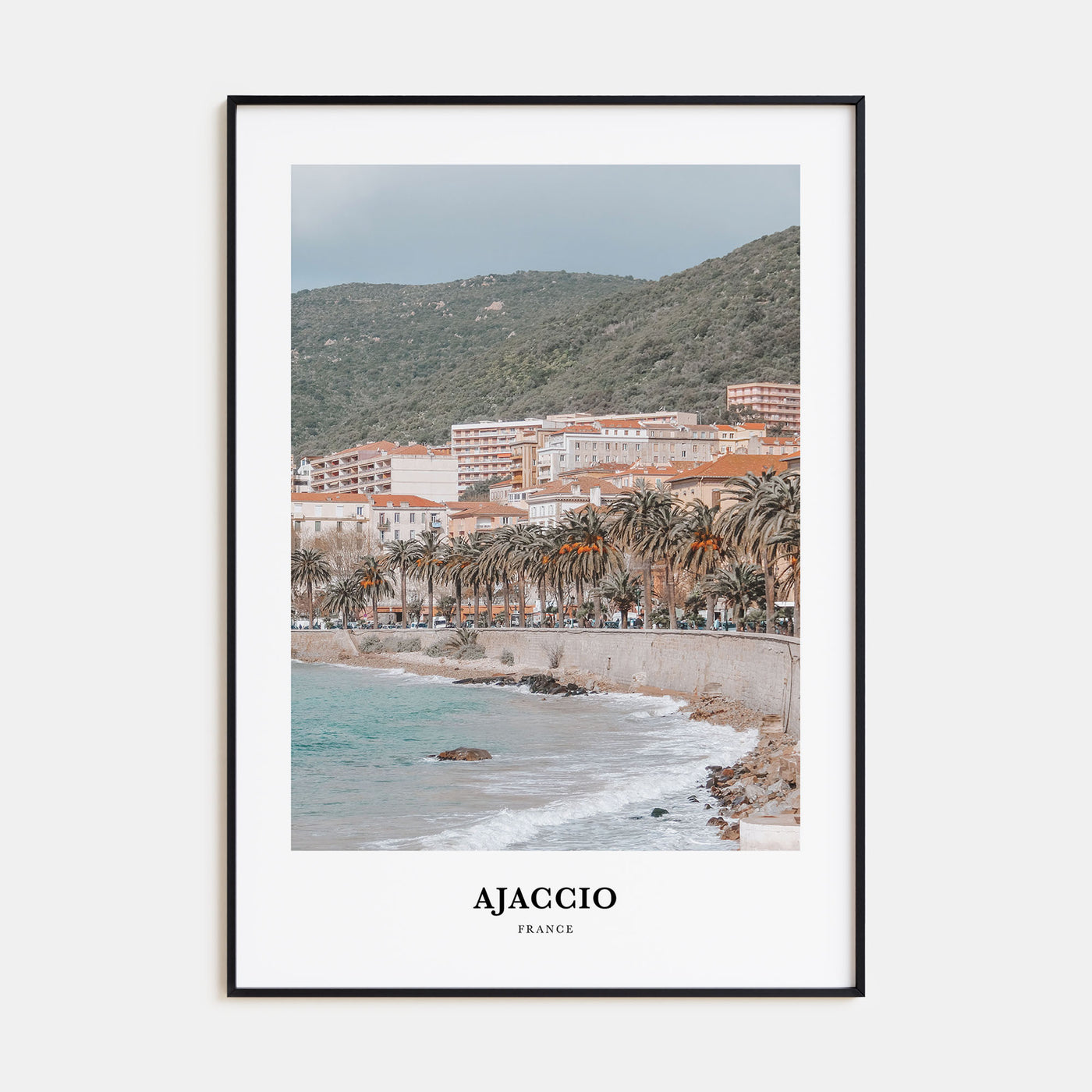 Ajaccio Portrait Color Poster