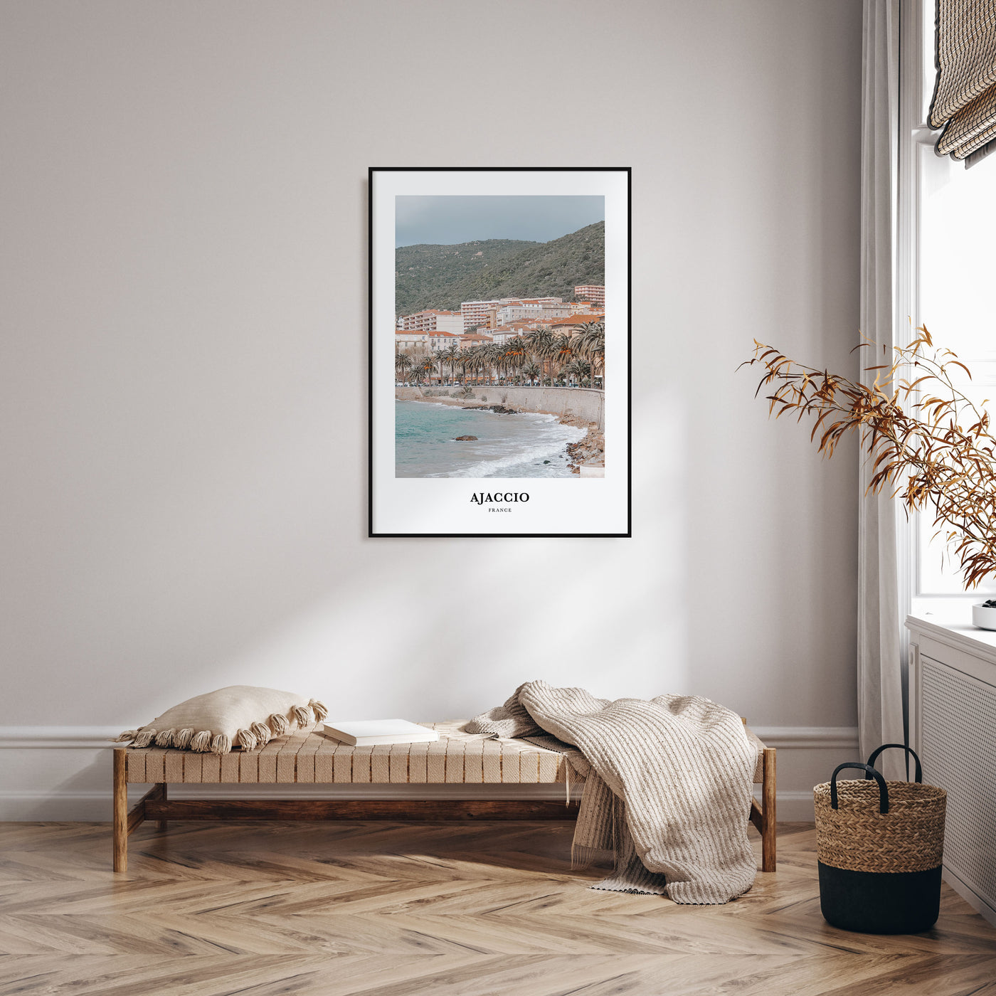 Ajaccio Portrait Color Poster