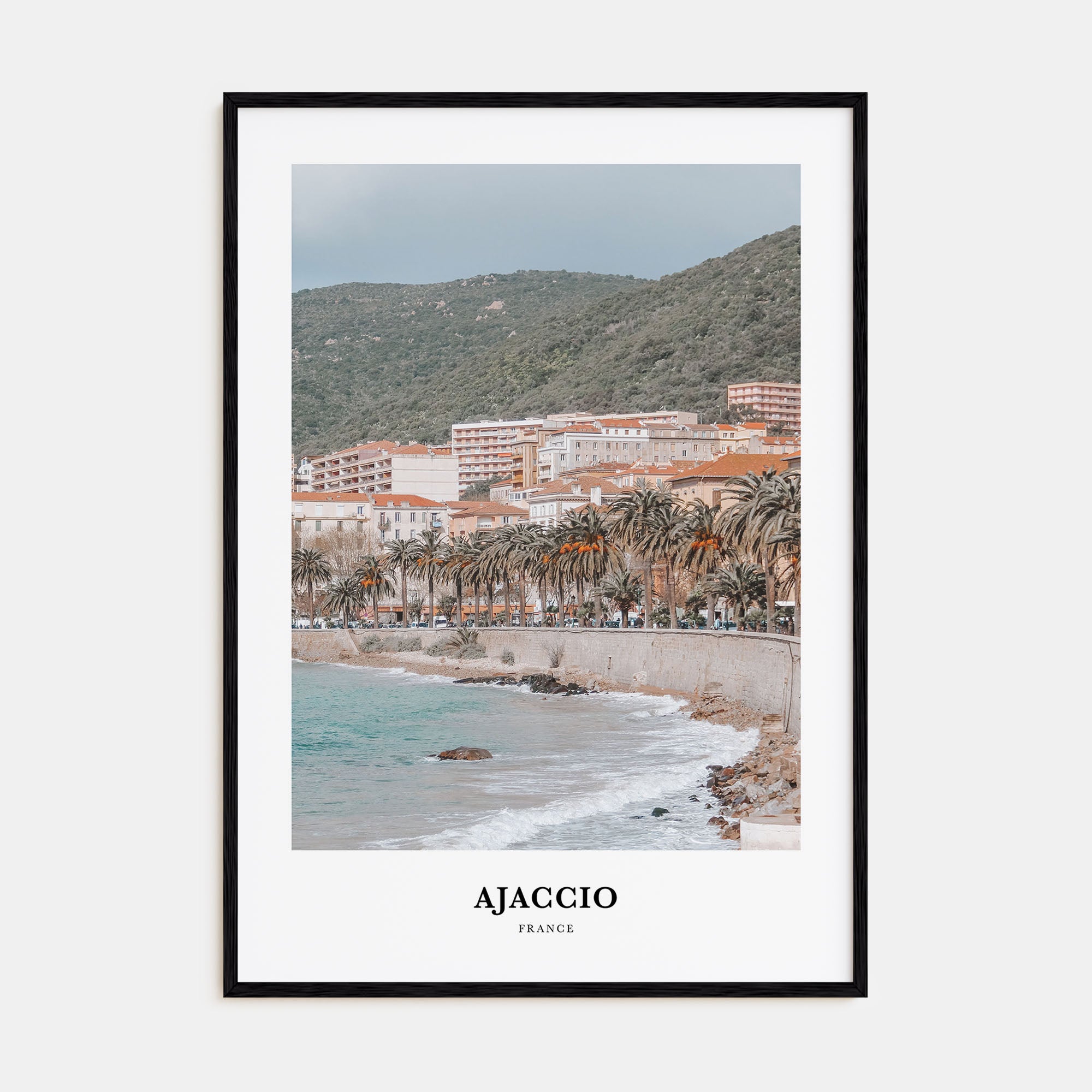 Ajaccio Portrait Color Poster
