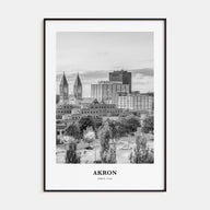 Akron Portrait B&W Poster