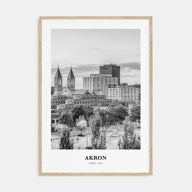 Akron Portrait B&W Poster