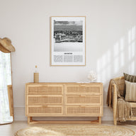 Akureyri Travel B&W Poster